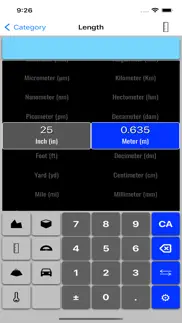 unit converter from sg iphone screenshot 2