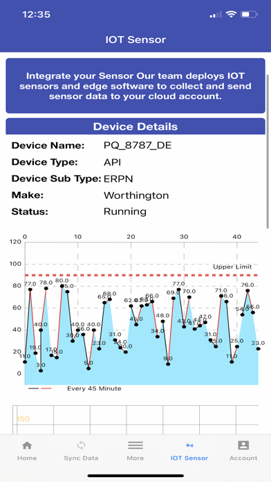 iFactory Plant Maintenance app Screenshot