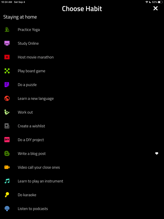 Habit Tracker & Reminder -Rise iPad screenshot 9 - Productivity app