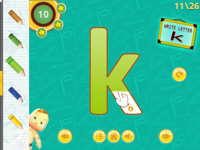 ABC Kids Letter Tracing Game