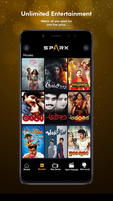 Spark OTT - Movies, Originals Screenshot