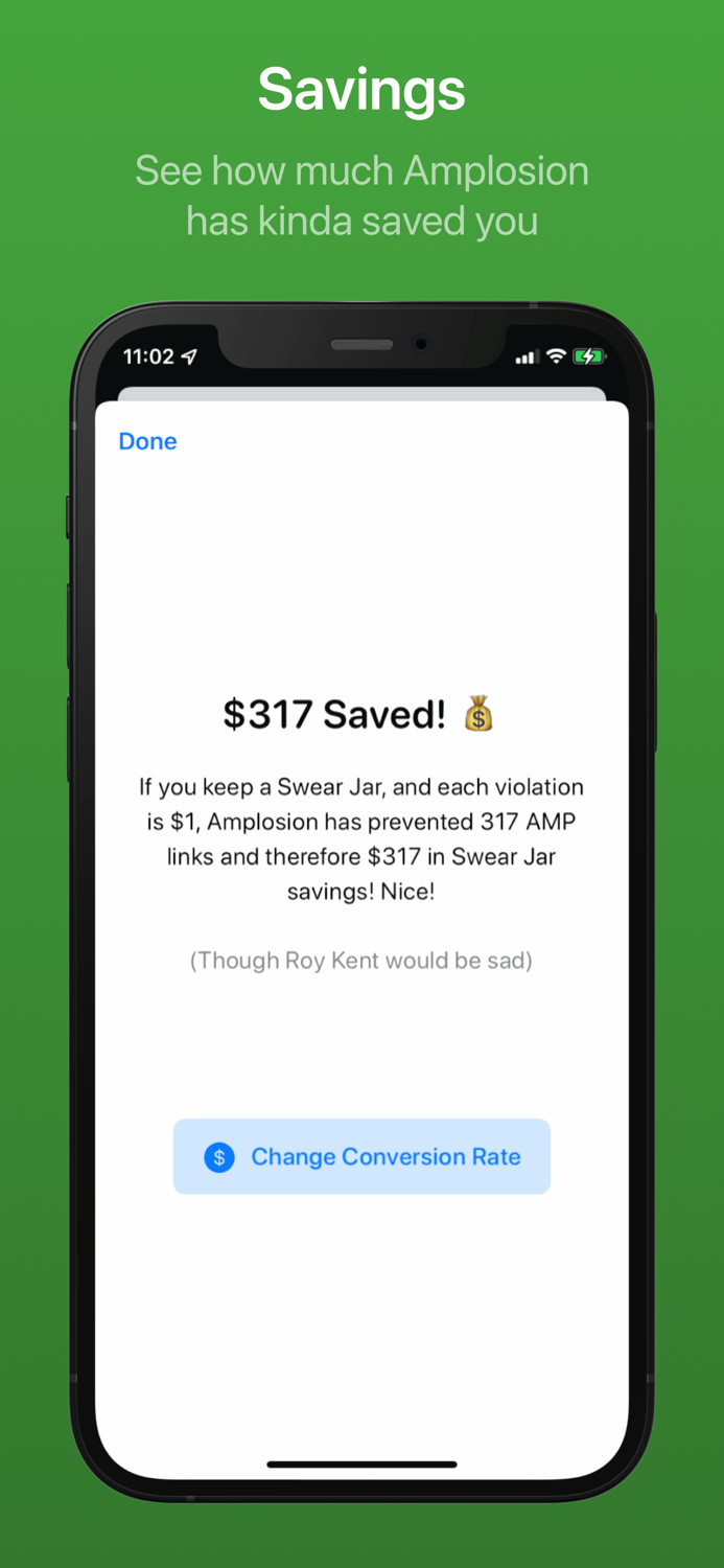 Amplosion Redirect AMP Links