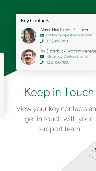 Aston Carter Career Management Screenshot