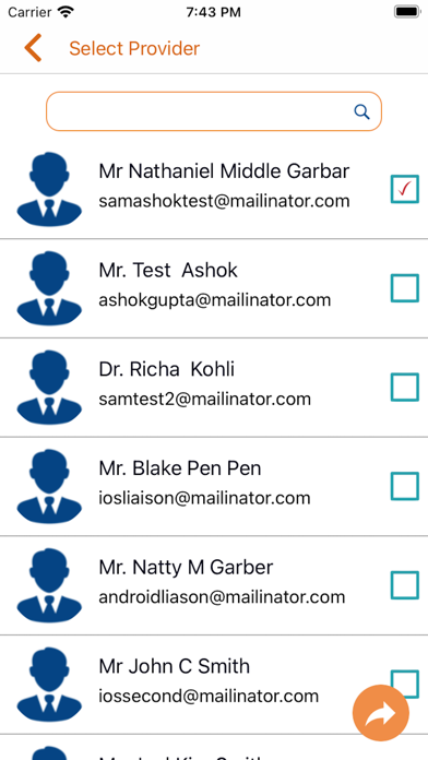 JRS Medical Messaging Screenshot