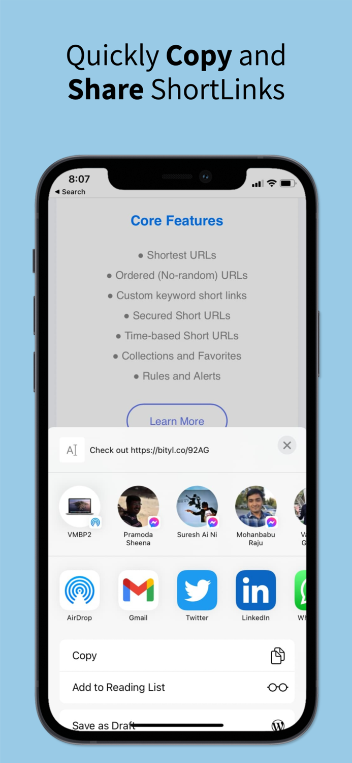 FireLinks URL Shortener