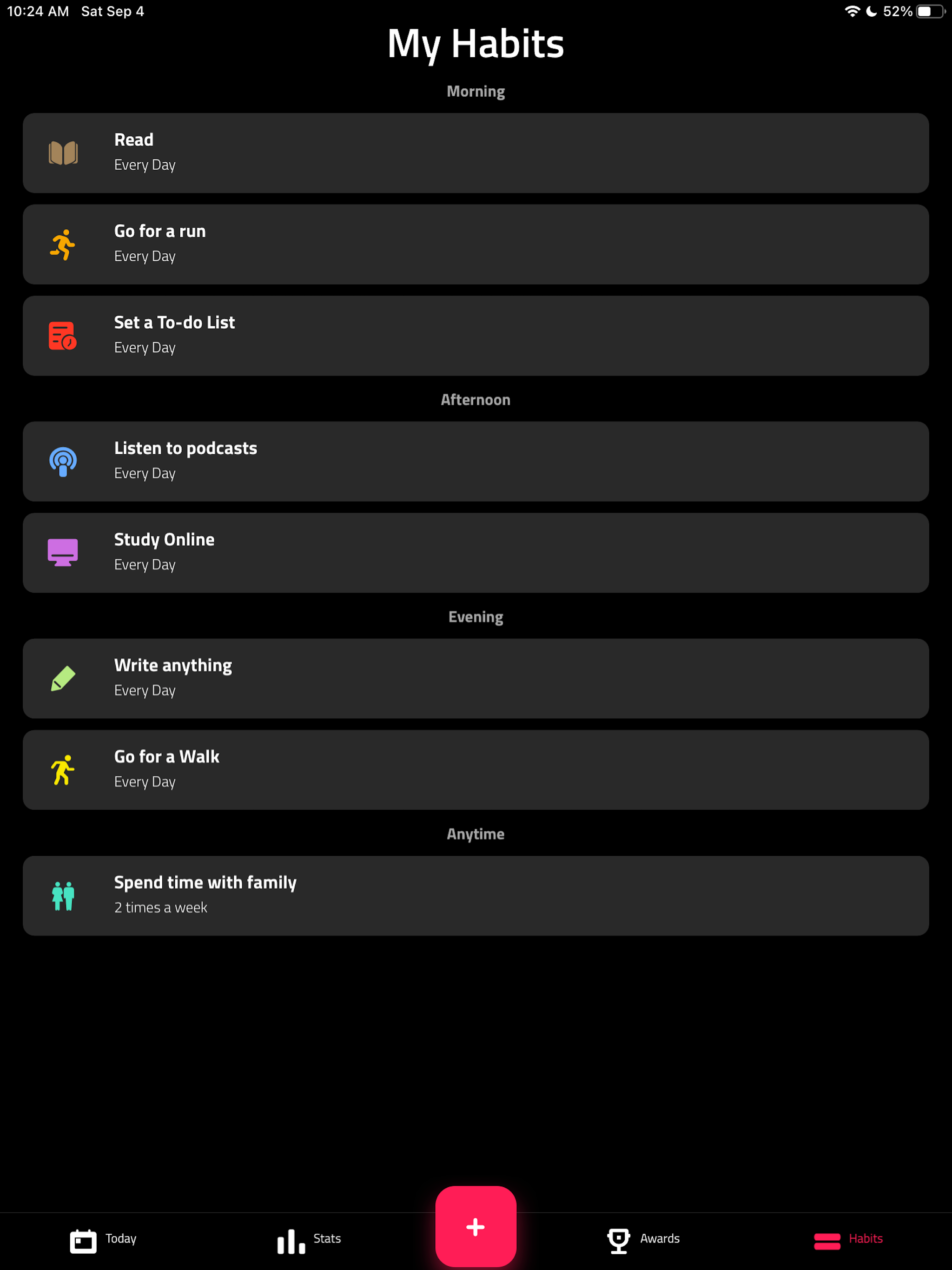 Habit Tracker & Reminder -Rise screenshot 18
