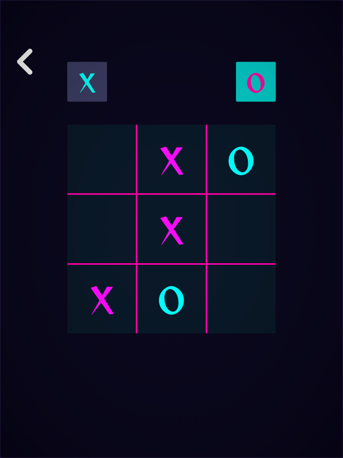 Tic Tac Toe - Glow XO Game