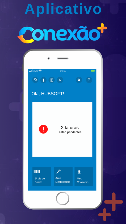 #1. Conexão+ (iOS) 由: HubSoft