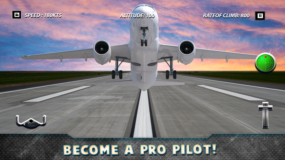 #6. Real Airplane Simulator (iOS) Podle: Manoj Kumar