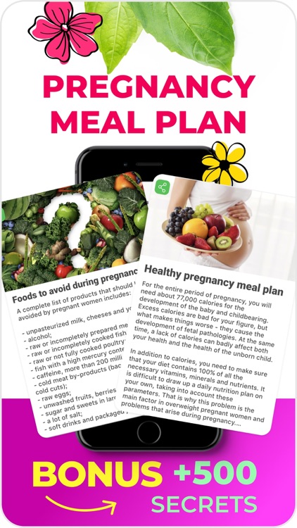 VITA: Pregnancy diet plan
