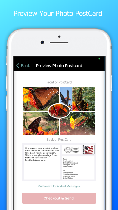 PostCardsAway Screenshot