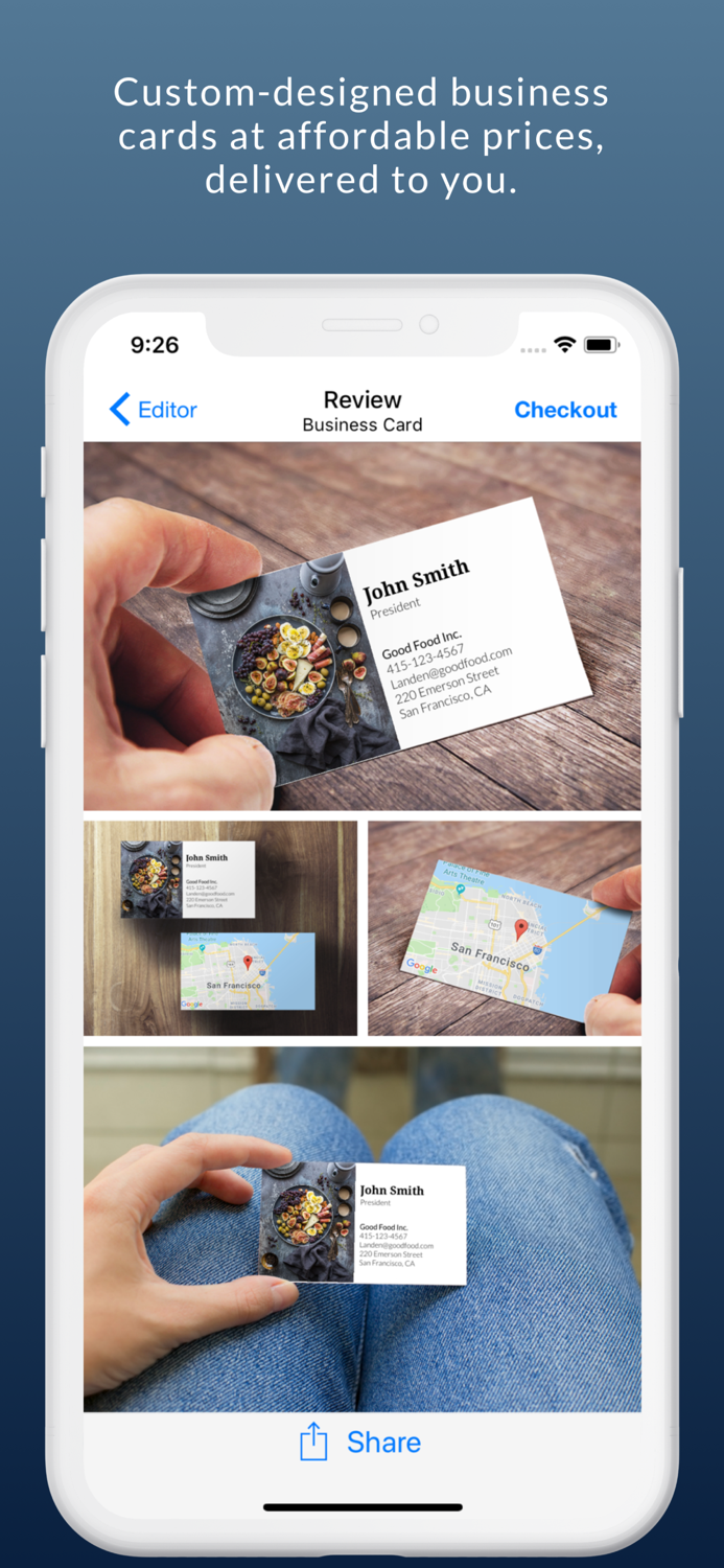 Impress Business Card Maker