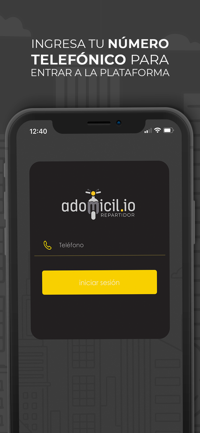 Repartidor aDomicil.io