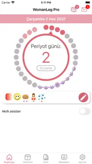 WomanLog Pro Takvim iphone resimleri 1