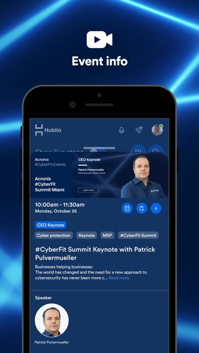 Acronis Events Screenshot