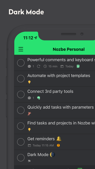 Nozbe Personal screenshot1