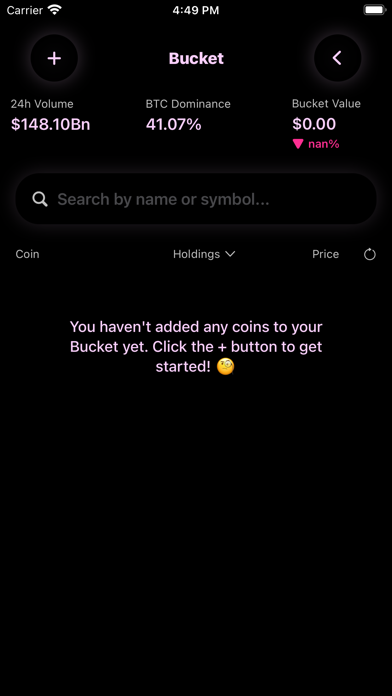 Crypto Bucket Screenshot