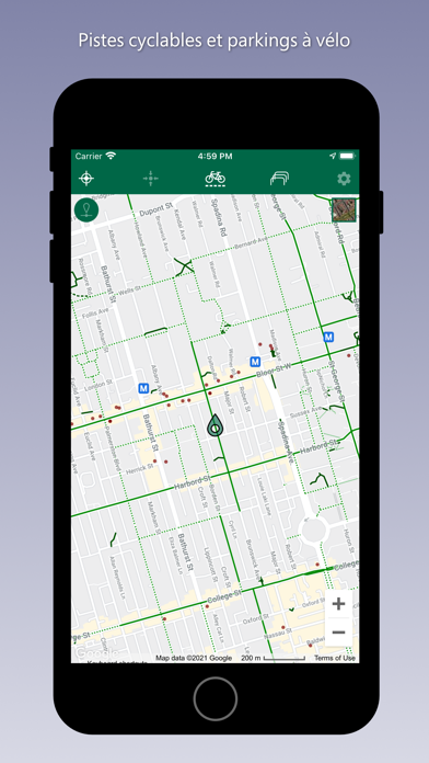 Screenshot #1 pour Pistes Cyclables Toronto