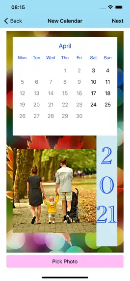 Game screenshot Create Calendar With Photos apk