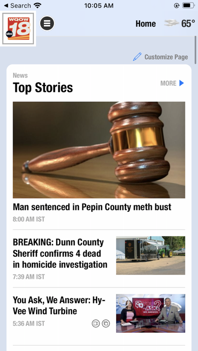 WQOW News Screenshot