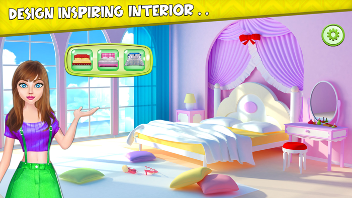 House Designing Game Girl Game