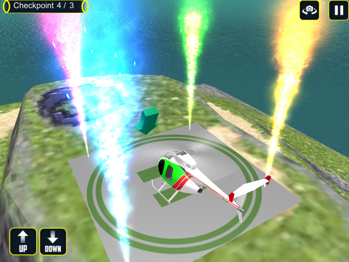 Flying Superhero Helicopter 3D