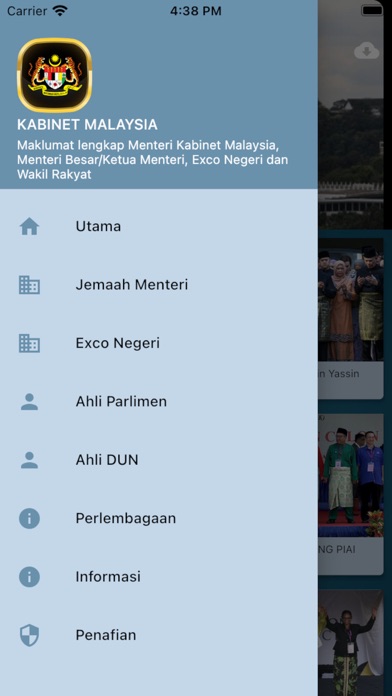Kabinet Malaysia Screenshot