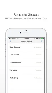 reach: fast sms text and email iphone screenshot 4