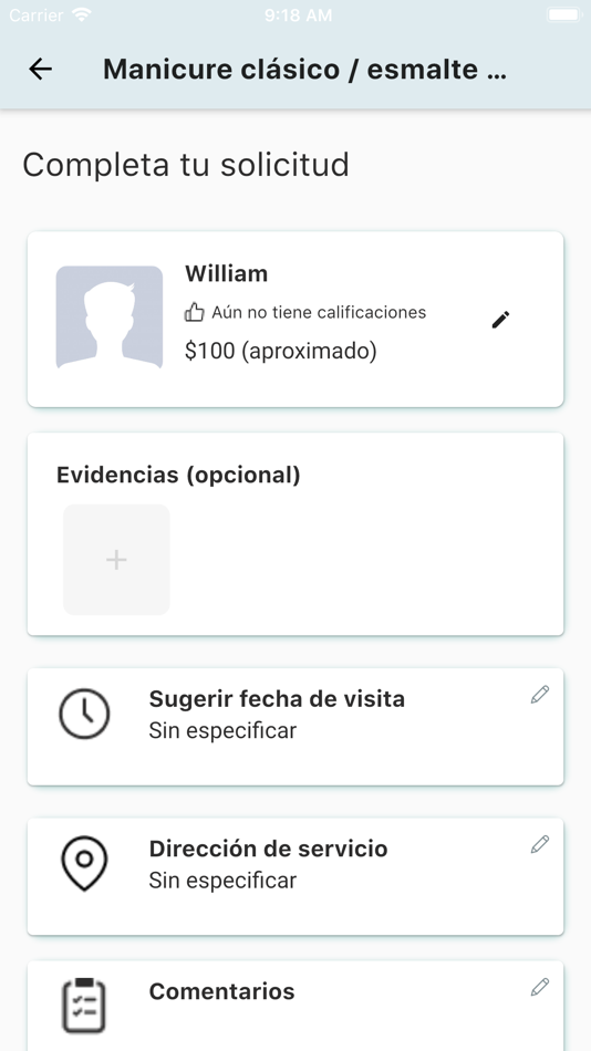 #5. Chamba Services Cliente (iOS) Podle: La Sanchez B.V.