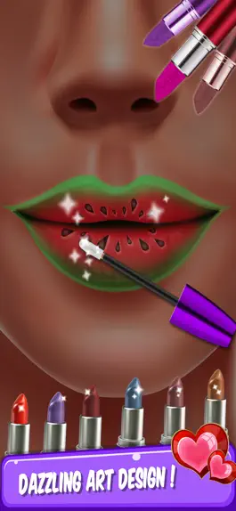 Game screenshot Искусство макияжа губ своими р apk