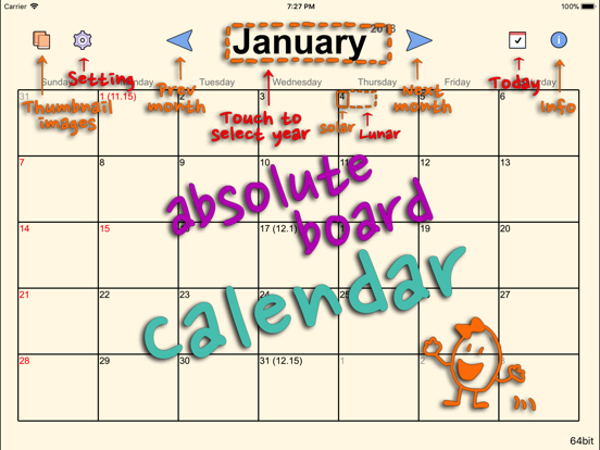 Screenshot #4 pour Absolute Board Calendar