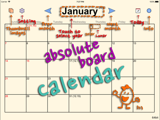 Absolute Board Calendarのおすすめ画像1