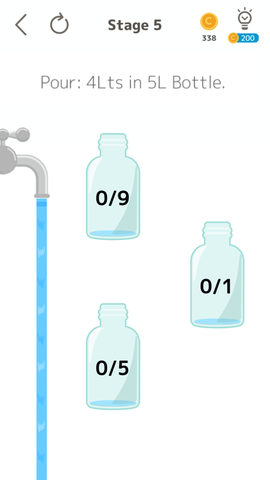 Pouring Water - puzzle game Screenshot