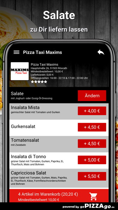 Pizza Taxi Maxims Rösrath screenshot 5
