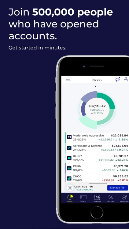 M1 Finance: Yours to build. screenshot-0