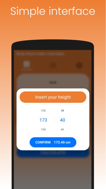 Body Mass Index Calculator App