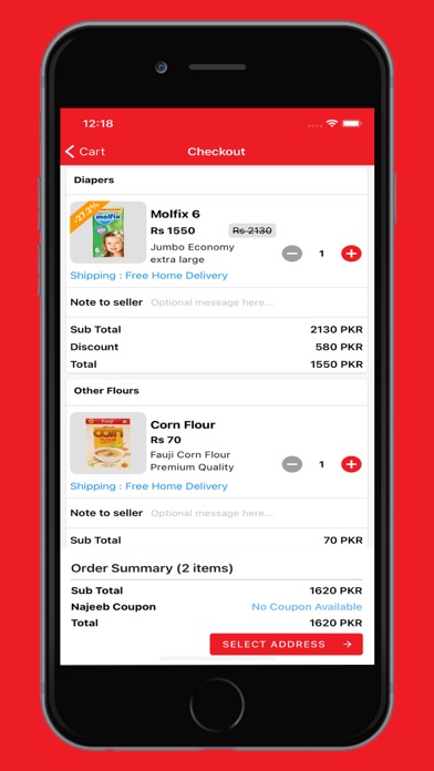 Najeeb Mart & Pharmacy Screenshot