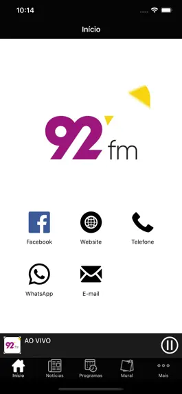Game screenshot Rádio 92fm Criciúma mod apk