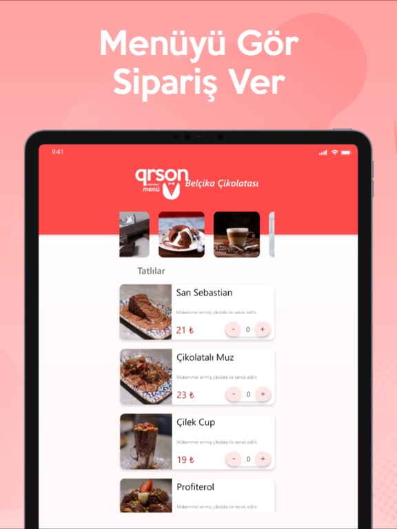 Screenshot #6 pour Qrson - Cebindeki Menü