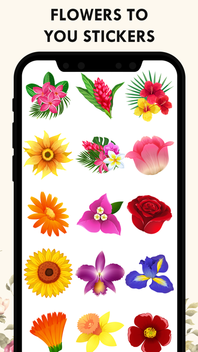 Flower Blossom Stickers! Screenshot
