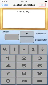 fraction ez calculator iphone screenshot 4