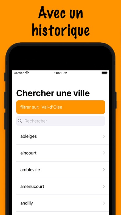 Screenshot #1 pour Code Postal FR