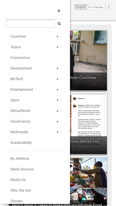AllAfrica Screenshot