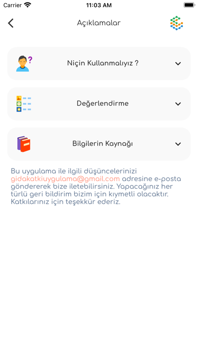 Gıda Katkı Maddeleri Screenshot