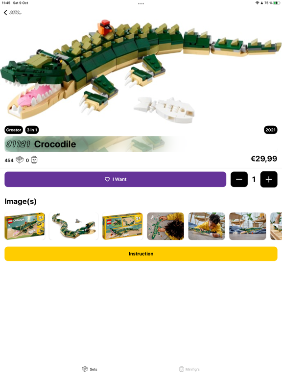 Screenshot #5 pour Emmet: Your Brickset Companion