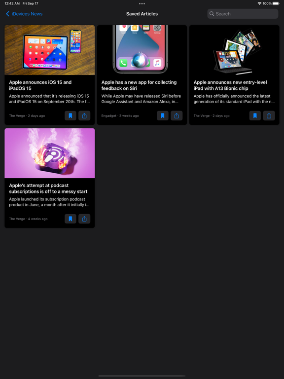 Screenshot #6 pour iDevices News