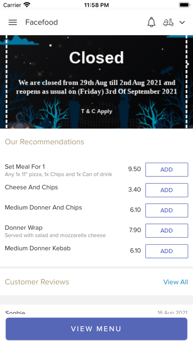 Facefood Screenshot