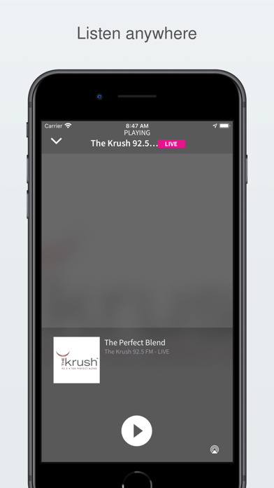 Krush 92.5 Screenshot