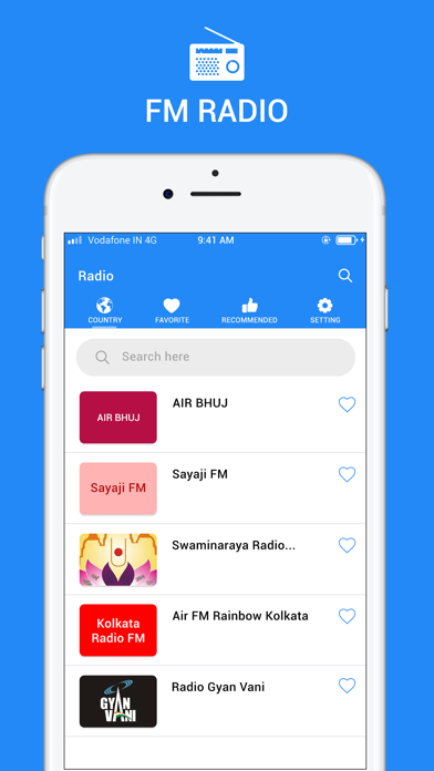 Screenshot #2 pour Radio : FM Music Player