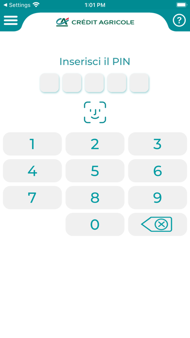 Crédit Agricole Keys Screenshot